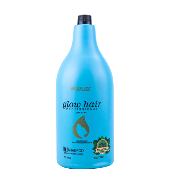 Glow Hair Shampoo Profissional 2.5l (Com Válvulas)